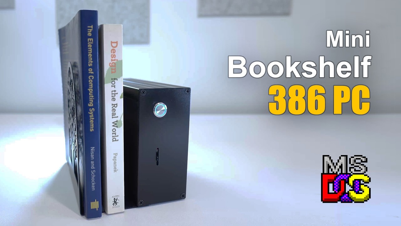 Сборка мини-игрового ретро-ПК на базе процессора 386 для MSDOS.