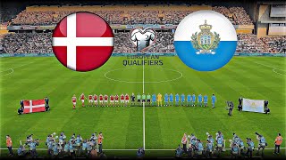 Denmark vs San Marino / Euro 2024 Qualifiers Match / Group H