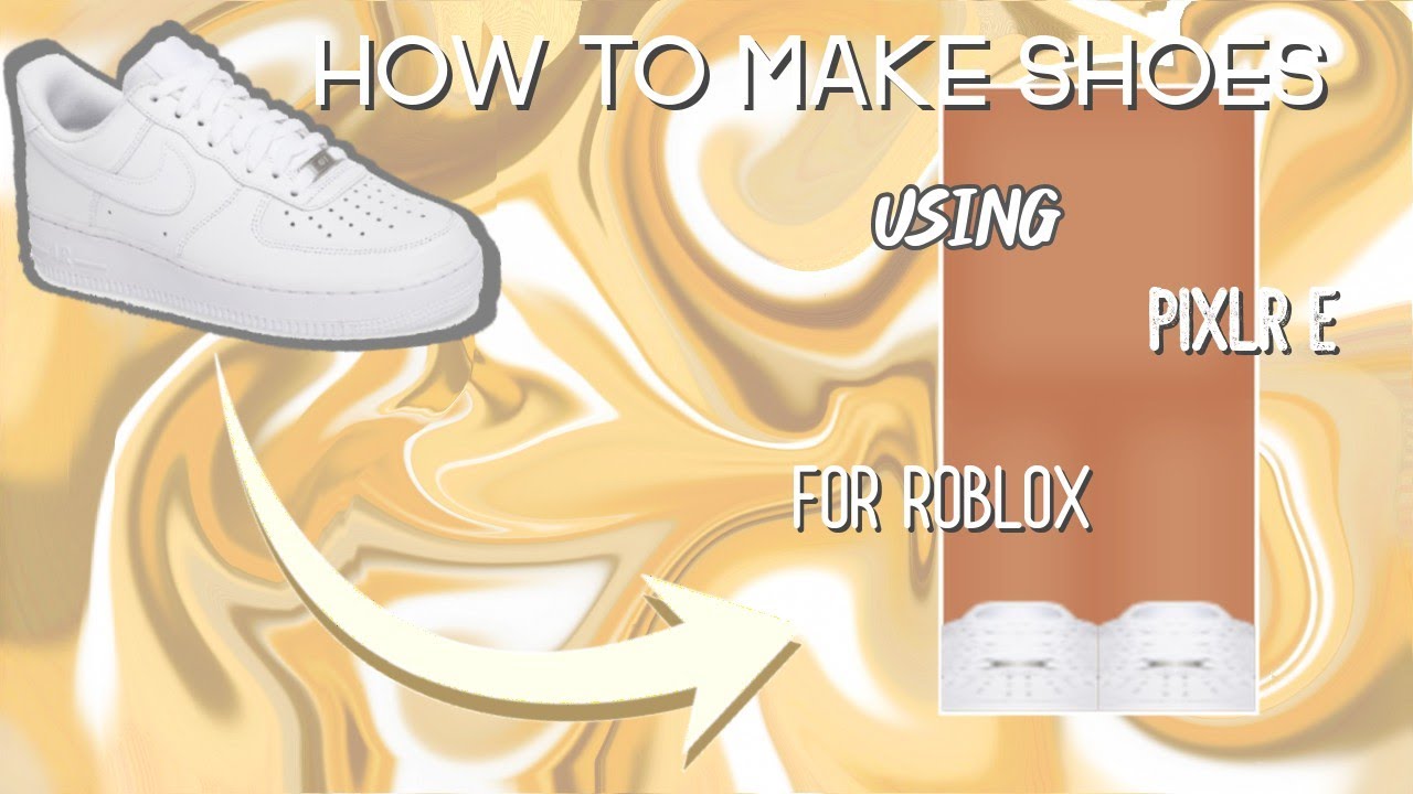 How To Make Shoes On Roblox Tutorial Youtube - roblox air force 1 shoes template