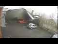 [RAW] High Winds Rip ROOF off a Building and THROW it onto Parked CARS in Britain