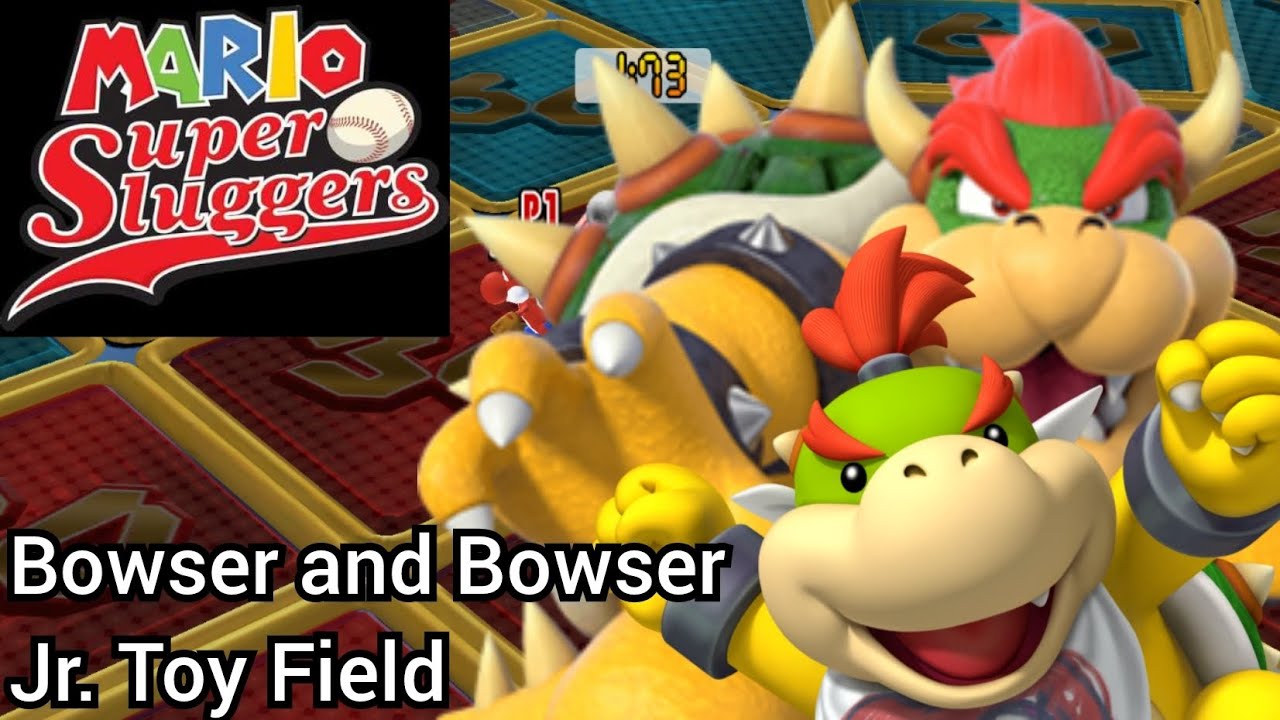 Bowser and Bowser Jr. in Toy Field | Mario Super Sluggers #86
