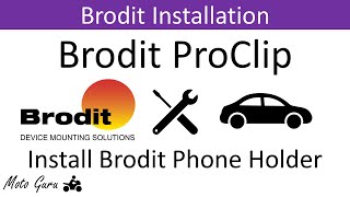 How to install a Brodit ProClip and Phone Holder in a 2005 Volvo S40