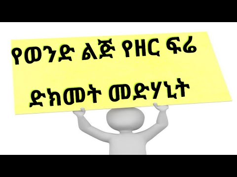 ቪዲዮ: የወንዱ የዘር ፍሬ እንዴት እንደሚፈጠር