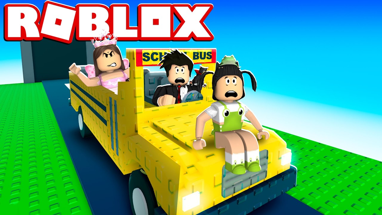 LOKIS NO ÔNIBUS CAI CAI | Roblox - Skool bus ried