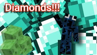 We Have Diamonds!!! in Cubecraft Skyblock! Ep. 14