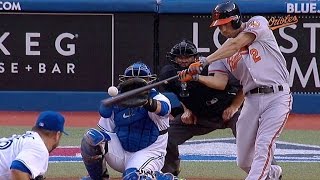 BAL@TOR: Hardy's double plates the game's first run