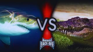 Animal Face-Off (2004) | Full Fight [1/12] | Great White Shark vs Saltwater Crocodile
