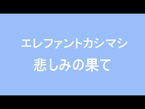 『悲しみの果て』ピアノで弾いてみた(エレファントカシマシ)　りょうさん