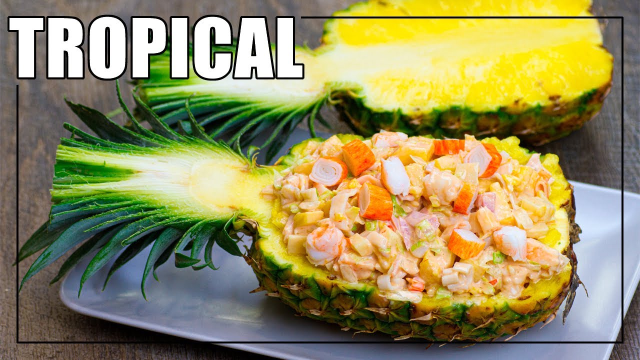 ✅ Receta ENSALADA TROPICAL con PIÑA ► Ensalada recetas