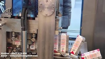 Máy chiết rót Tiệt trùng - Dạng carton chữ nhật JIMEI