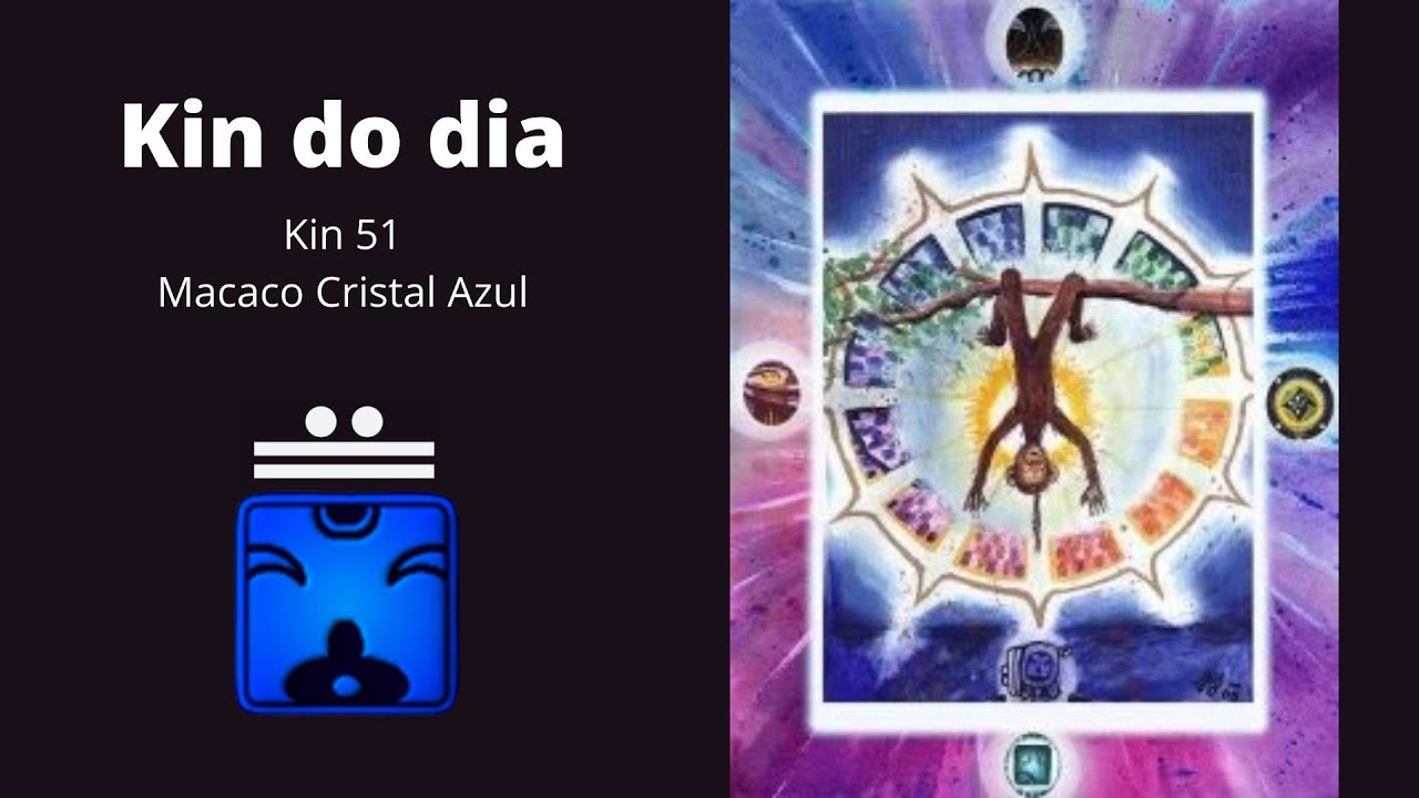 Sincronário das 13 Luas: Kin 51, Macaco Cristal Azul
