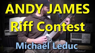 Andy James Guitar Academy RIFF CONTEST - Michaël Leduc #andyjamesguitaracademy