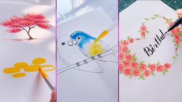 16 kunsttrucs die extreem goed werken || Eenvoudige schilderideeën voor beginners #tekenen #kunst