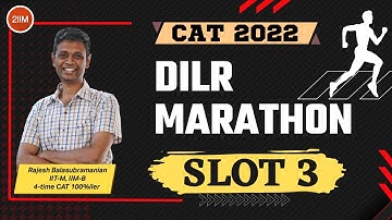 CAT 2022 DILR Slot 3 Marathon | DILR Solutions | 2IIM CAT-voorbereiding