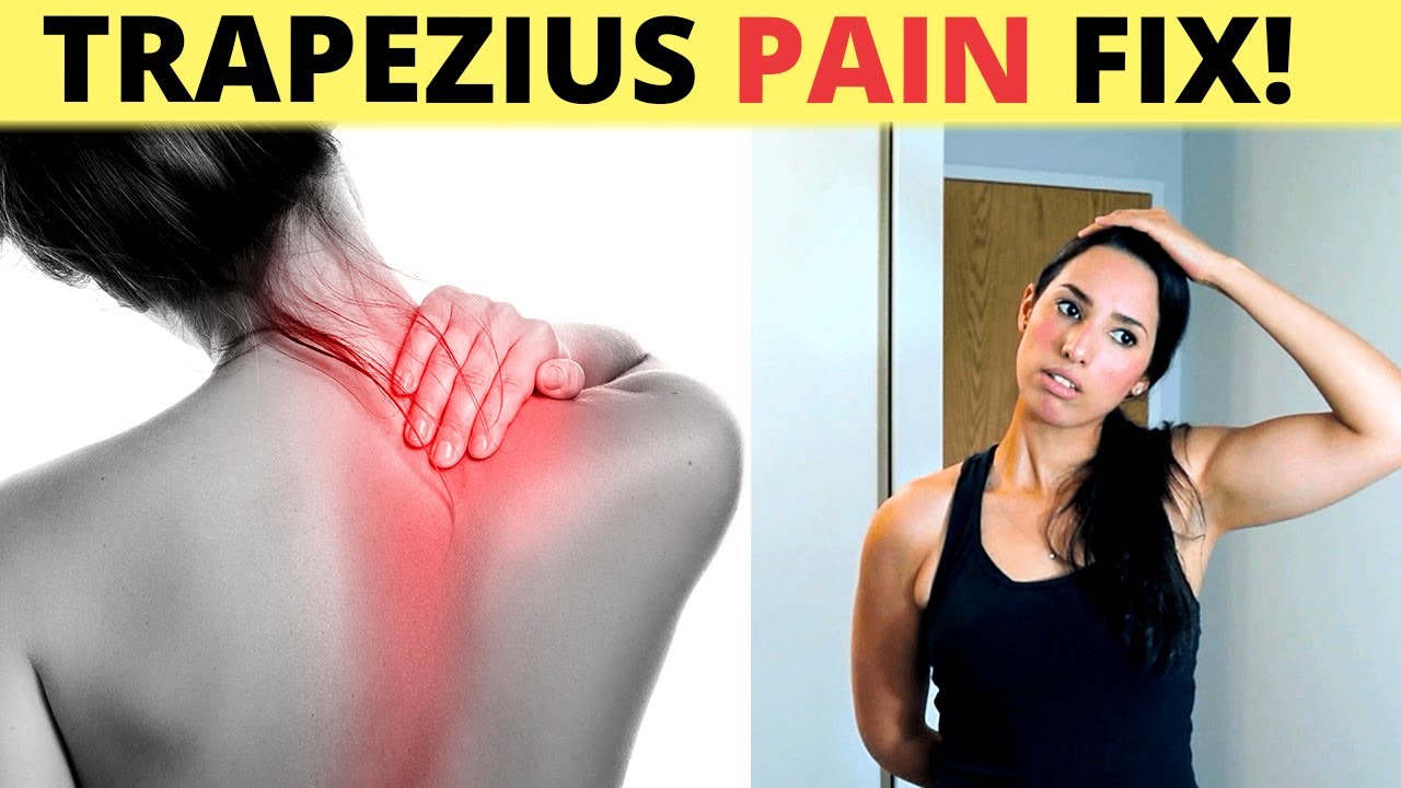 How To Get Trapezius Muscle Pain Relief Stretches Massages And