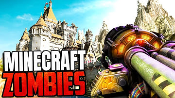 MINECRAFT CASTLE DEFENCE | OMG...WHAT!! (Custom Zombies Black Ops 3)