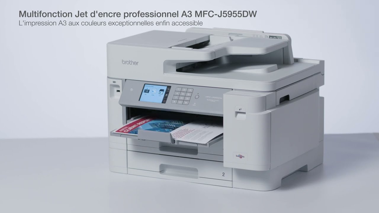 Brother MFC-J5955DW multifonction jet d'encre couleur A4 professionnel avec  Wi-Fi et impression A3