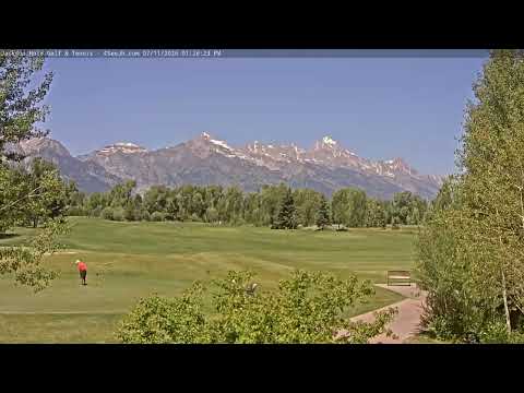 SeeJH.ai: Jackson Hole Golf & Tennis Timelapse - July 11, 2026