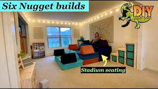 Nugget Comfort builds - 6 nugget Stadium Seating