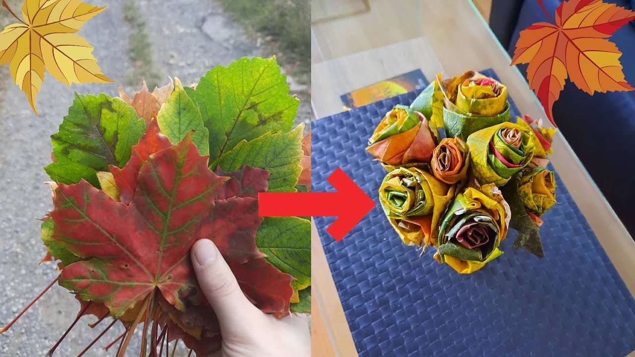 Návod na růžičky z javorových listů 🍁
