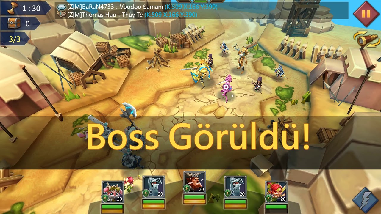 Lords Mobile - Limited  Challenger - Barbaric Journey - Stage 1