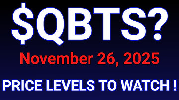 QBTS Stock (D-Wave Quantum Inc.) QBTS Stock Technical Analysis | November 26, 2025 
