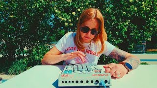 squinting the whole time. a live set on the MPC Sample