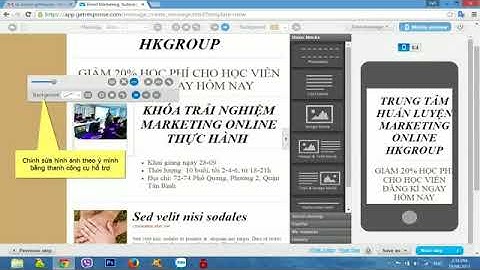 Hướng dẫn tạo và gửi email hàng loạt trên getresponse