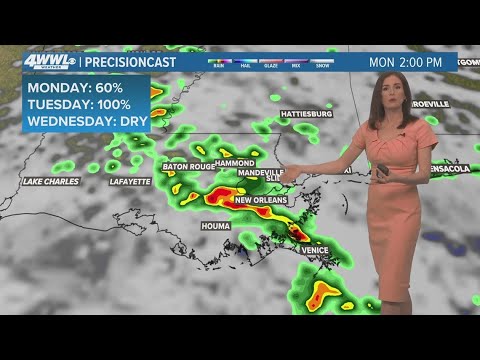 Fog on Monday morning; storms arrive late Monday and Tuesday - YouTube