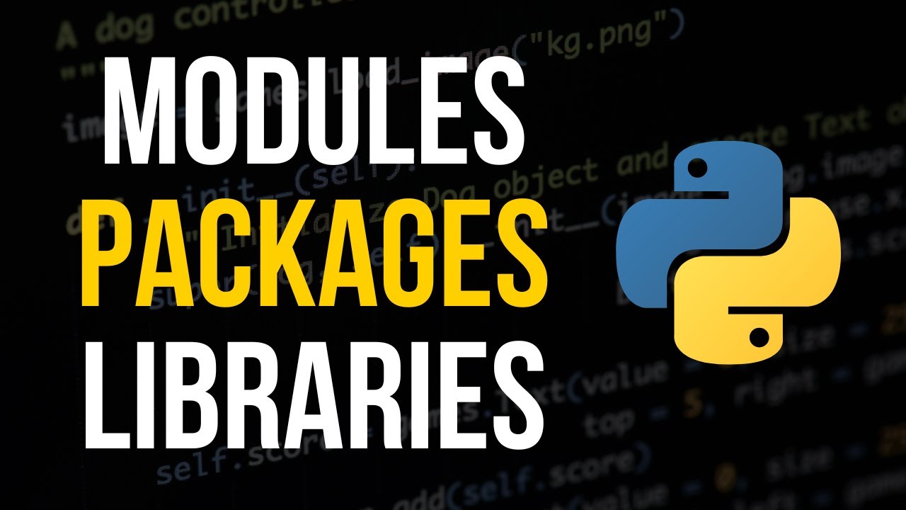 Python Modules \u0026 Packages - modular programmieren mit Python