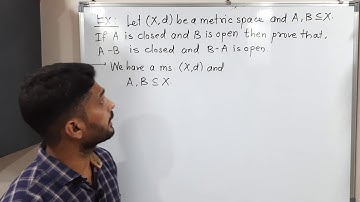 Topology of Metric Spaces - Unit 1 - Lecture 70