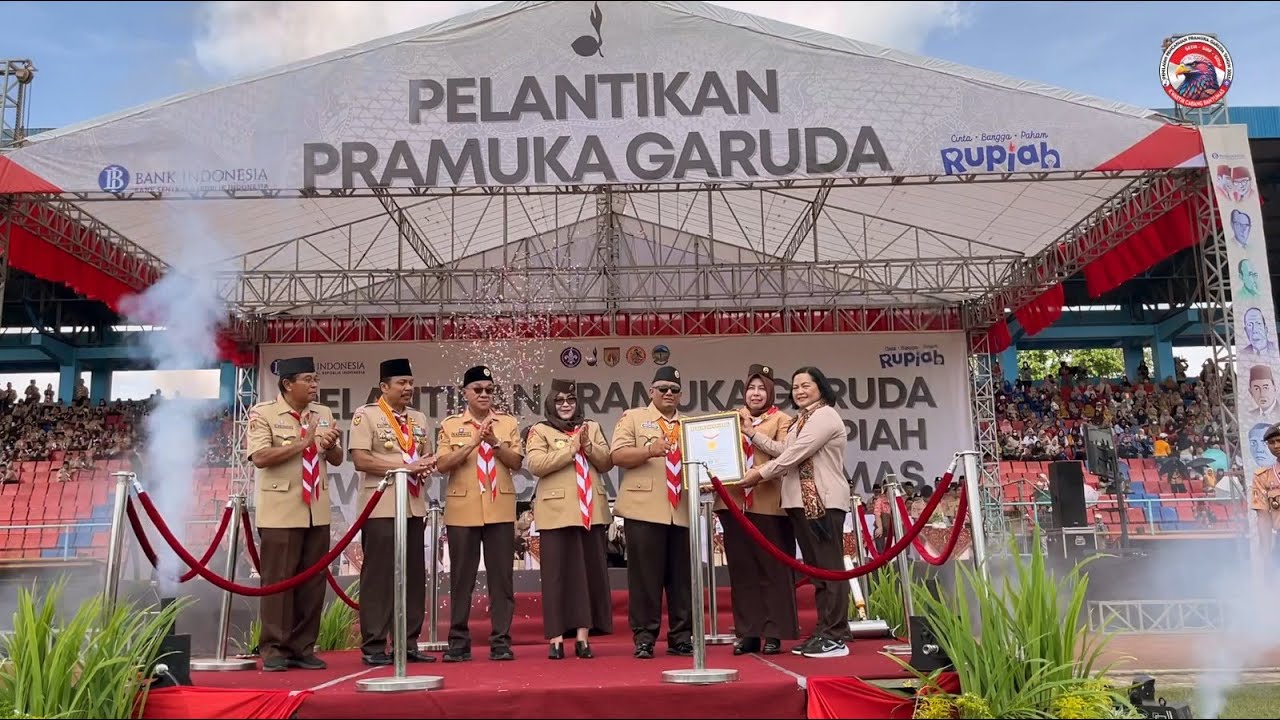 PECAHKAN MURI !!! KWARCAB BANYUMAS LANTIK PRAMUKA GARUDA TERBANYAK TAHUN 2025