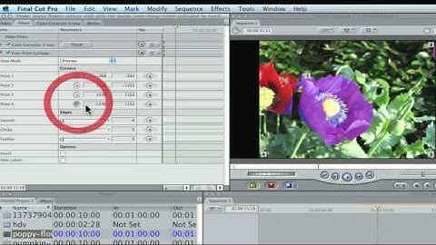 Final Cut Pro 6 Tutorial: Sin City Effect using the Color Corrector and Limit Effects