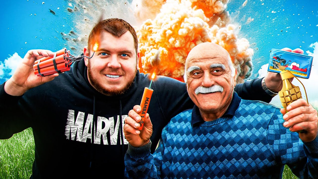 DRAGI CRNI I JA ROKAMO 1000 PETARDI *dragi sipao benzin