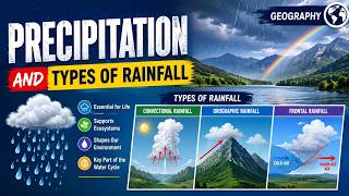 Form 1 Geography: Precipitation | Types of Rainfall  | Relief, Convectional & Frontal Rainfall