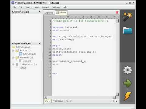 Creating a Simple MIDlet Using MIDLetPascal part2
