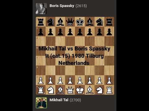 Mikhail Tal vs Garry Kasparov, 1980 #chess #chessgame 
