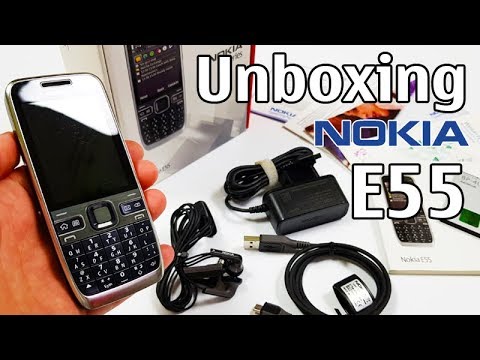 Nokia E55 Unboxing 4K with all original accessories RM-462 review