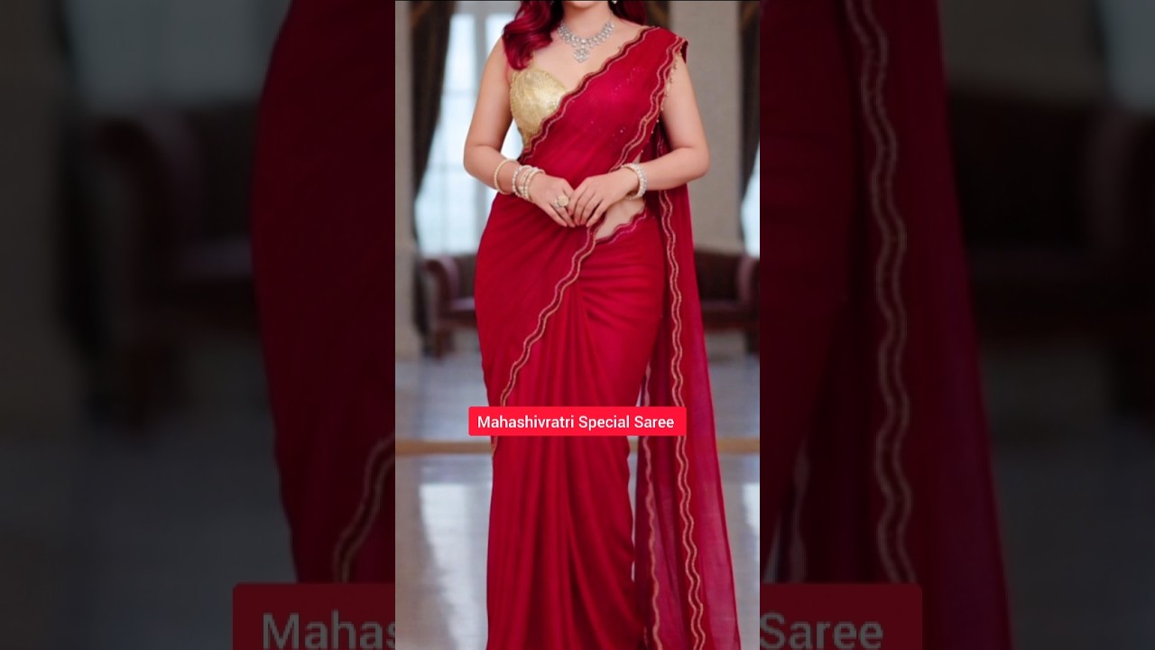 Mahashivratri Special  🌸 | Latest Trendy & Beautiful Party Wear Saree  ✨ 