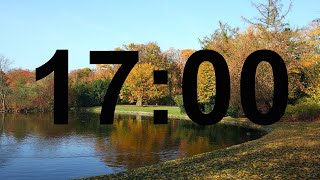 17 Minute Autumn Timer with Relaxing Piano Music and Alarm.