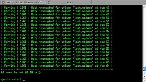 InnoDB Data Recovery 3of3