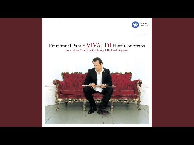 Vivaldi - Concerto pour flûte, cordes et continuo: dernier mvt : Emmanuel Pahud / Orch. Chbre Australie / Tognetti