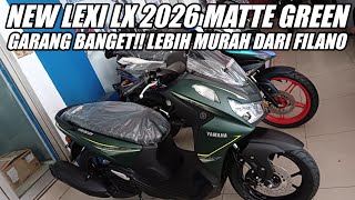 NEW ARRIVAL: NEW LEXI LX 155 2026 MATTE GREEN! HERE ARE THE CHANGES