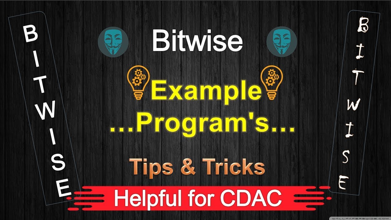 Tricky Example Programs on Bitwise Operator | for Technical Interview ...