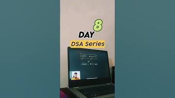DSA Series #day8 | Coding Practice | DSA #dsa #shorts #study
