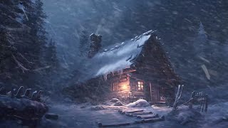 Winter Storm &amp; Wind Sounds for Sleeping - Howling Wind &amp; Blowing Snow