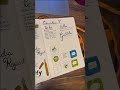 Come journal with me - just a simple page of the apps I use every day - simple illustrations, simple
