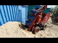 Процесс загрузки песка
