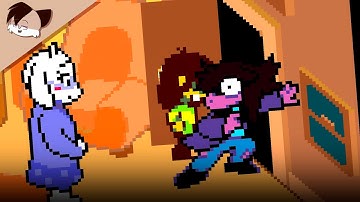 What if Kris runs away at the end of Chapter 4? [Deltarune Animation]