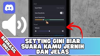 Cara Setting Agar Suara Jernih Tidak Patah-Patah / Berisik di Discord HP (2025)